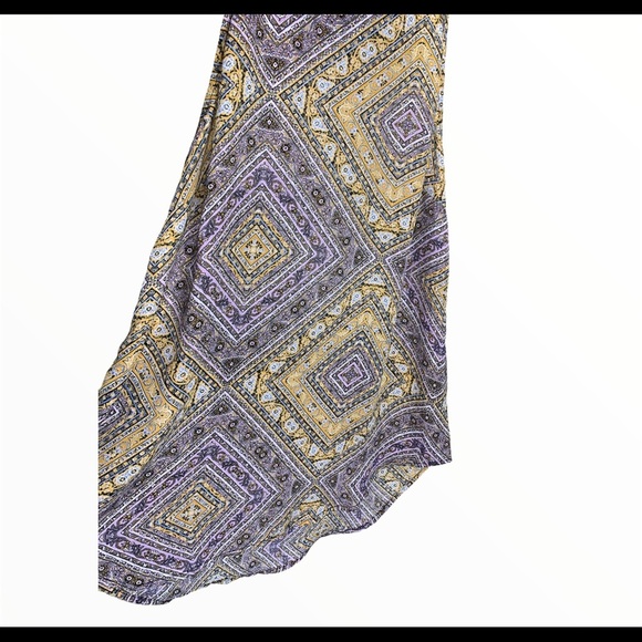 COTTON ON Australia Geo Paisley Scarf Print Sleeveless Tank Purple Size Medium - Picture 4 of 6